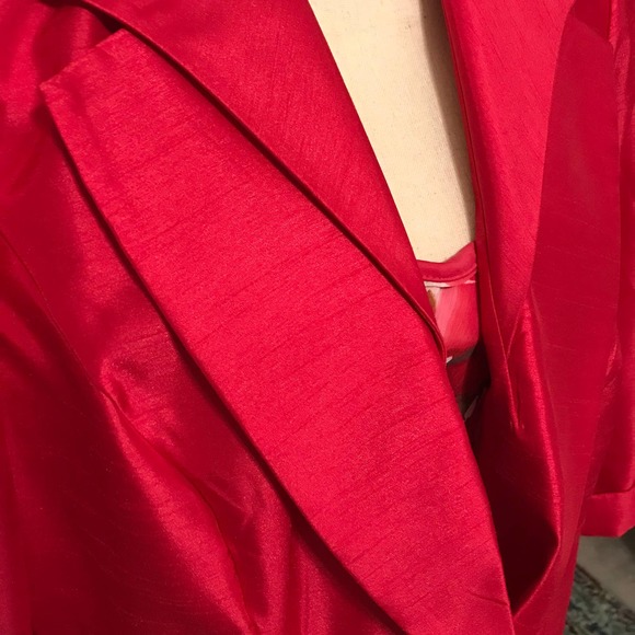 Dana Kay Rasberry and Green Two Piece Floral Maxi Dress w/Jacket, NWT, Size 18W - Picture 3 of 10